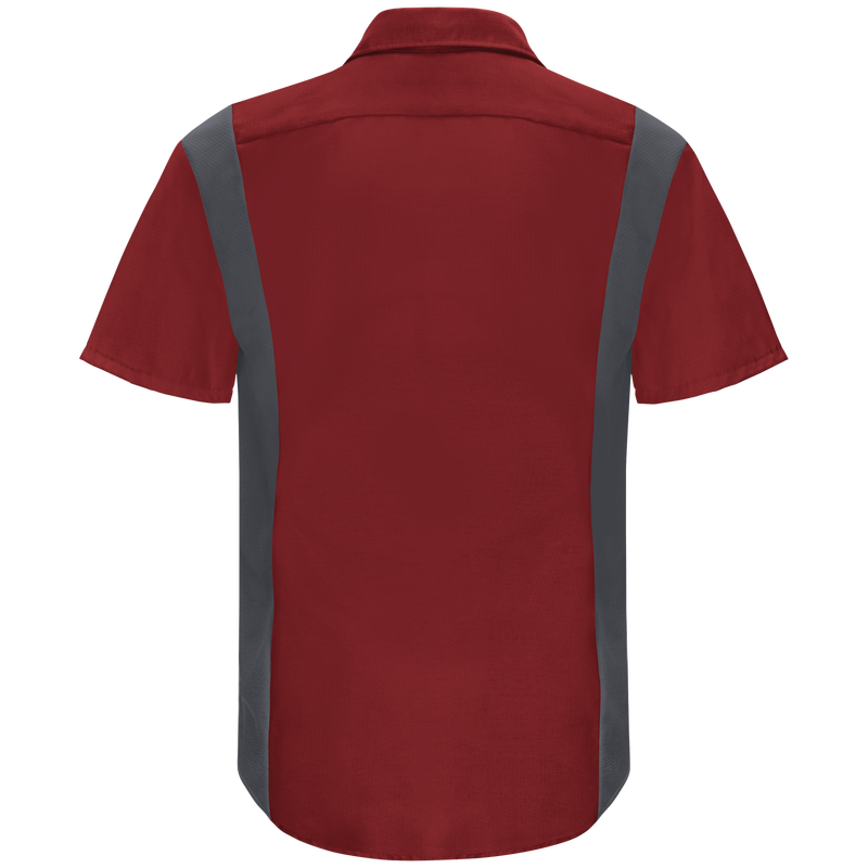 Men's Short Sleeve Performance Plus Shop Shirt With Oilblok Technology image number 2