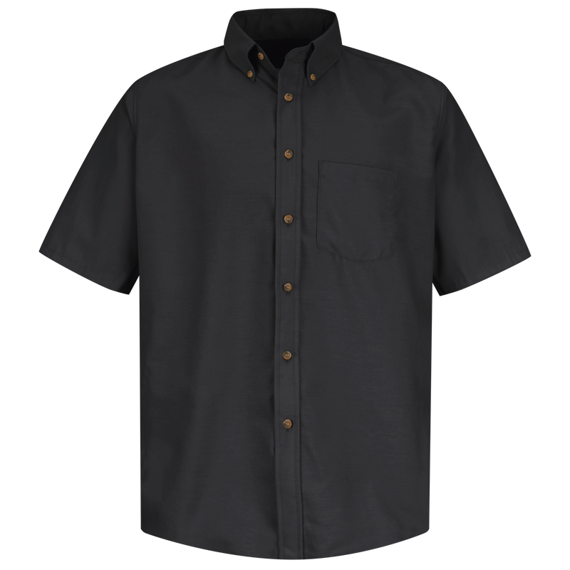 Poplin Dress Shirt for Men Short Sleeves Red Kap Red Kap