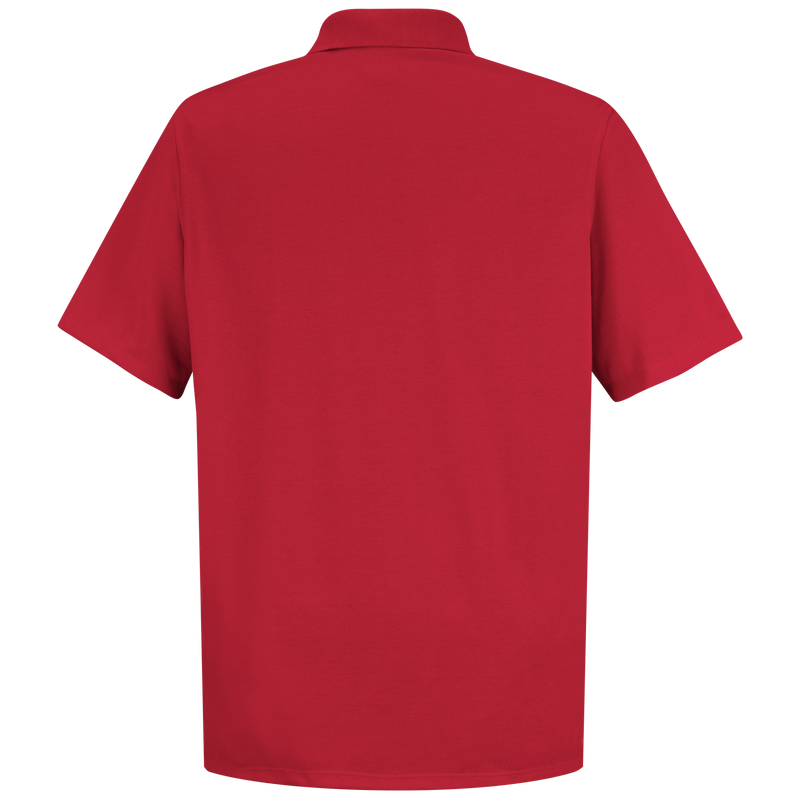 Men's Short Sleeve Spun Polyester Pocketless Polo image number 2