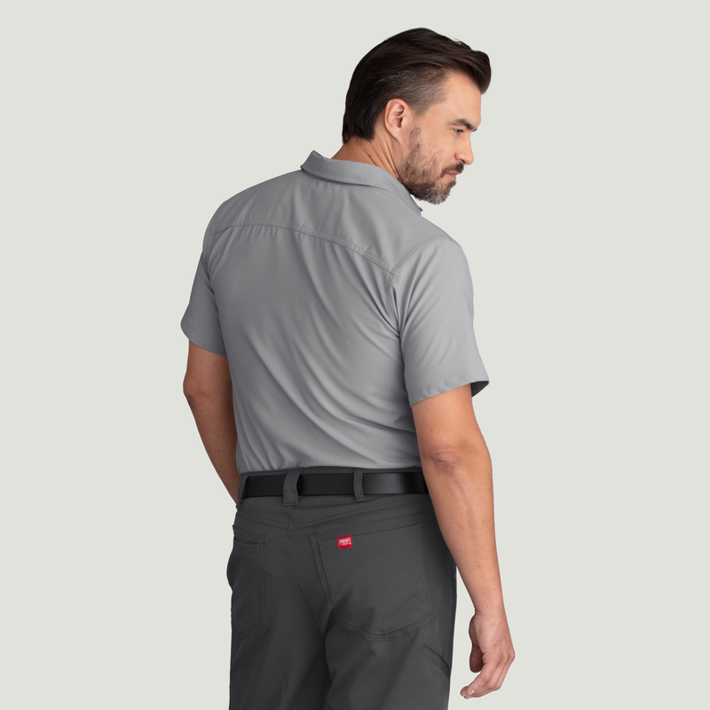 Men's Cooling Short Sleeve Work Shirt image number 6