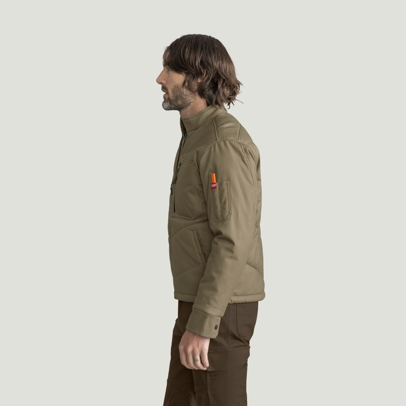 Men's Insulated Quilted Work Jacket image number 3