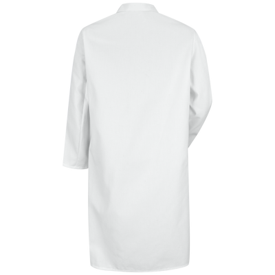 Gripper-Front Butcher Frock with Interior Pocket
