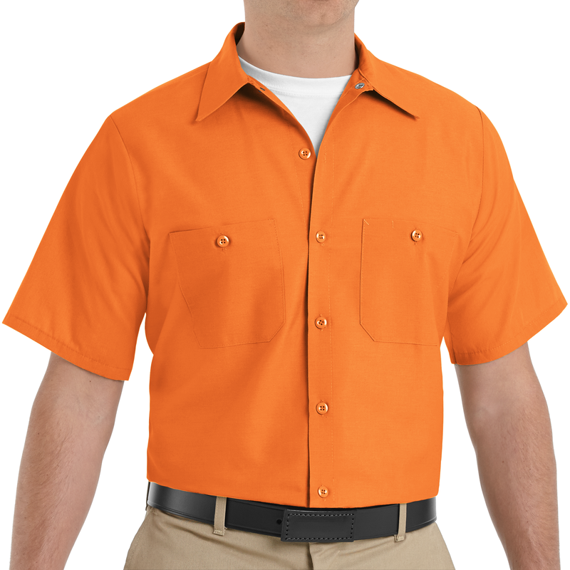 Men's Short Sleeve Industrial Work Shirt image number 3