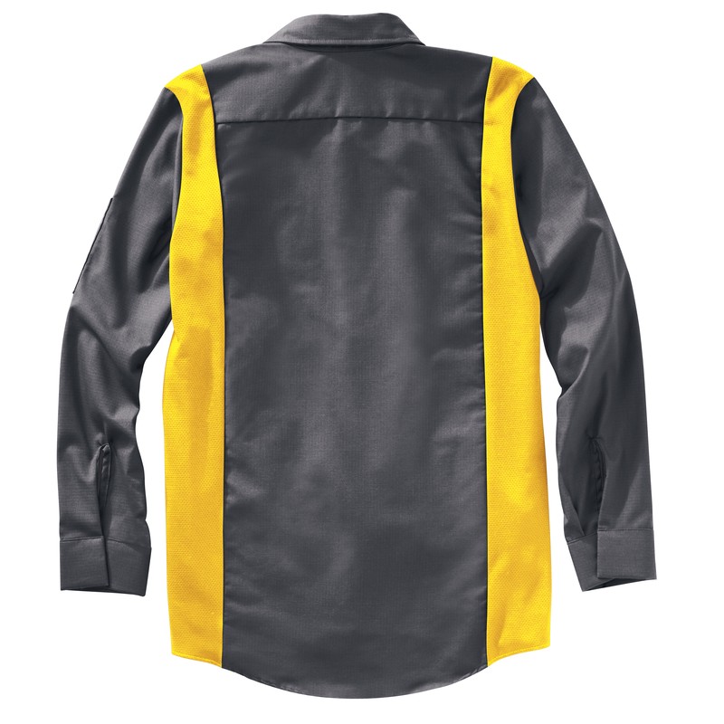 Men's Long Sleeve Performance Plus Shop Shirt with OilBlok Technology image number 6