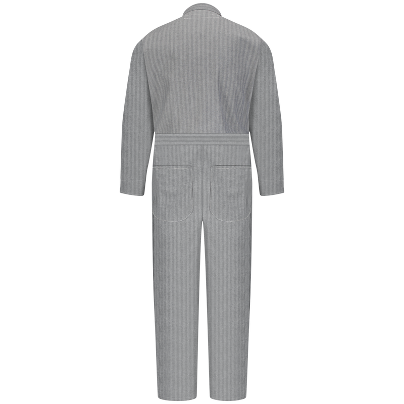 Snap-Front Cotton Herringbone Coverall image number 1