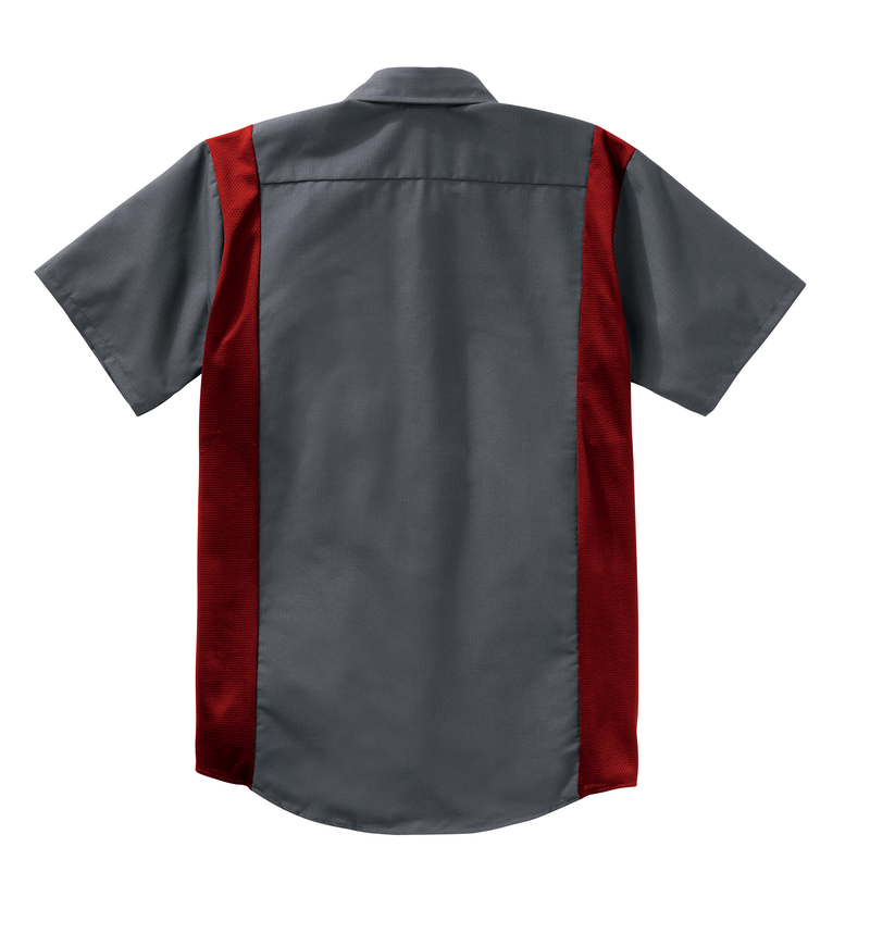 red kap men's performance plus shop shirt with oilblok technology