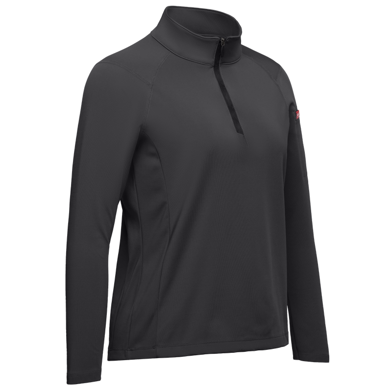Women's Performance Quarter Zip Cadet Collar Pullover image number 3