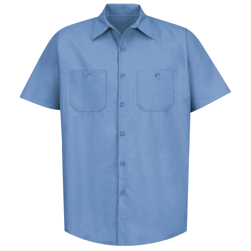Men's Short Sleeve Industrial Work Shirt image number 1