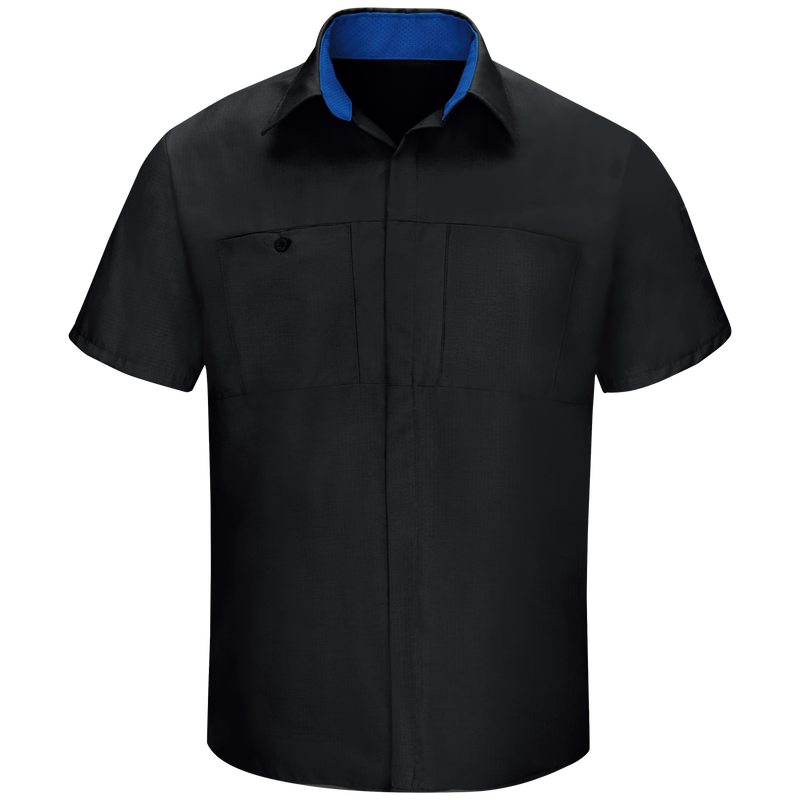 Men's Short Sleeve Performance Plus Shop Shirt With Oilblok Technology image number 1