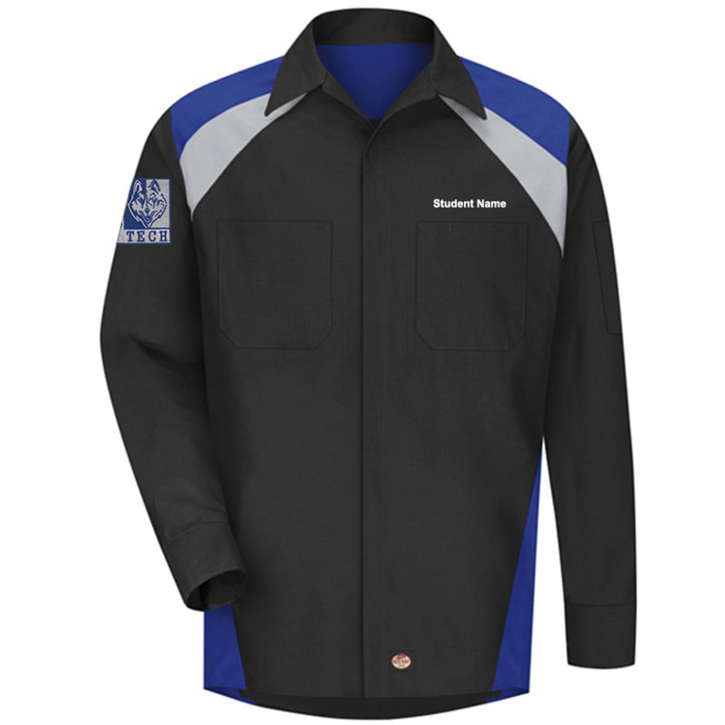 Men's Long Sleeve Tricolor Shirt image number 1