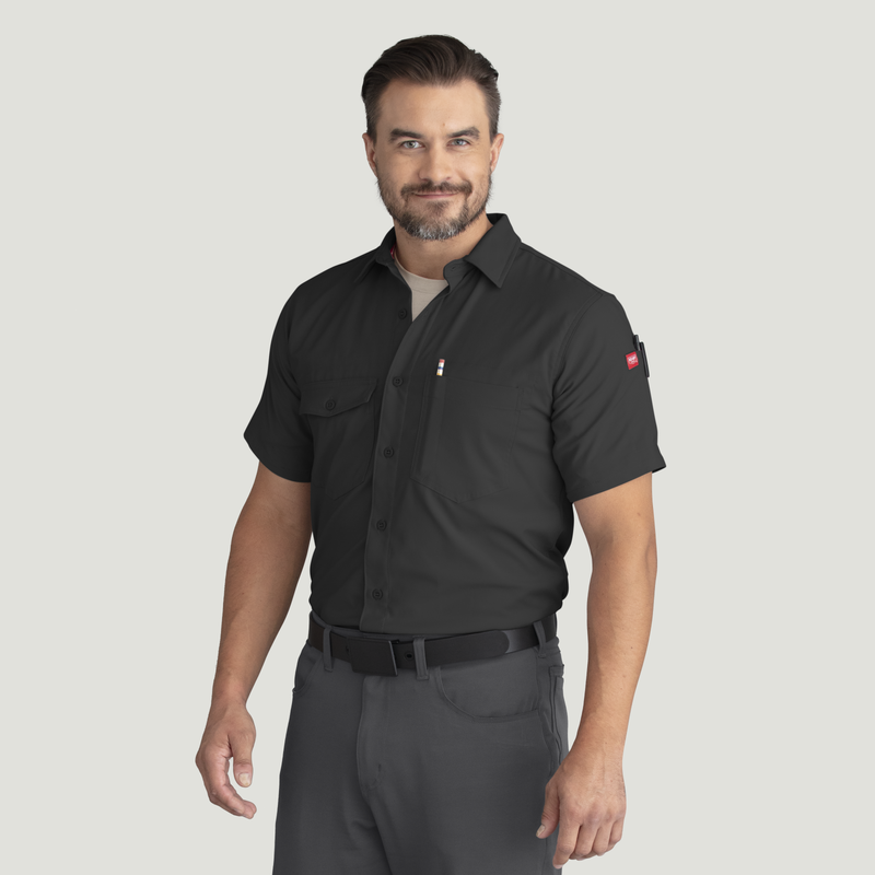 Men's Cooling Short Sleeve Work Shirt image number 5