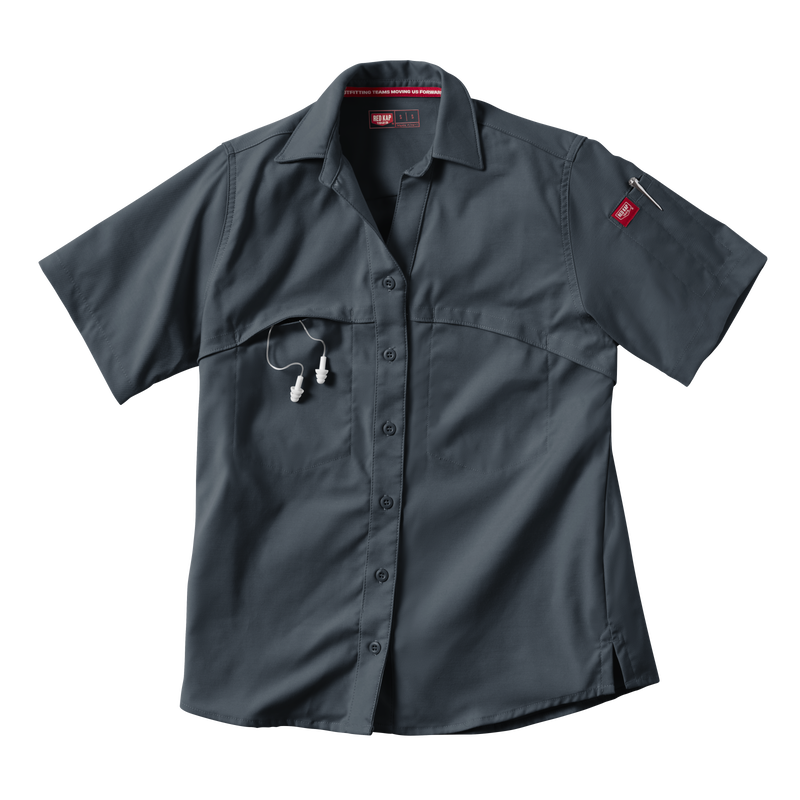 Women's Cooling Short Sleeve Work Shirt image number 4