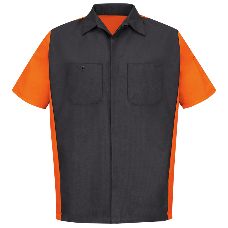 Men's Short Sleeve Two-Tone Crew Shirt image number 1