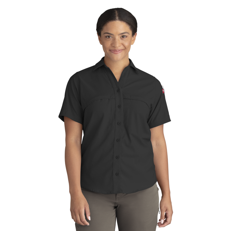 Women's Cooling Short Sleeve Work Shirt image number 4