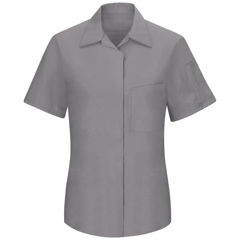 Women's Short Sleeve Performance Plus Shop Shirt with OilBlok Technology image number 1