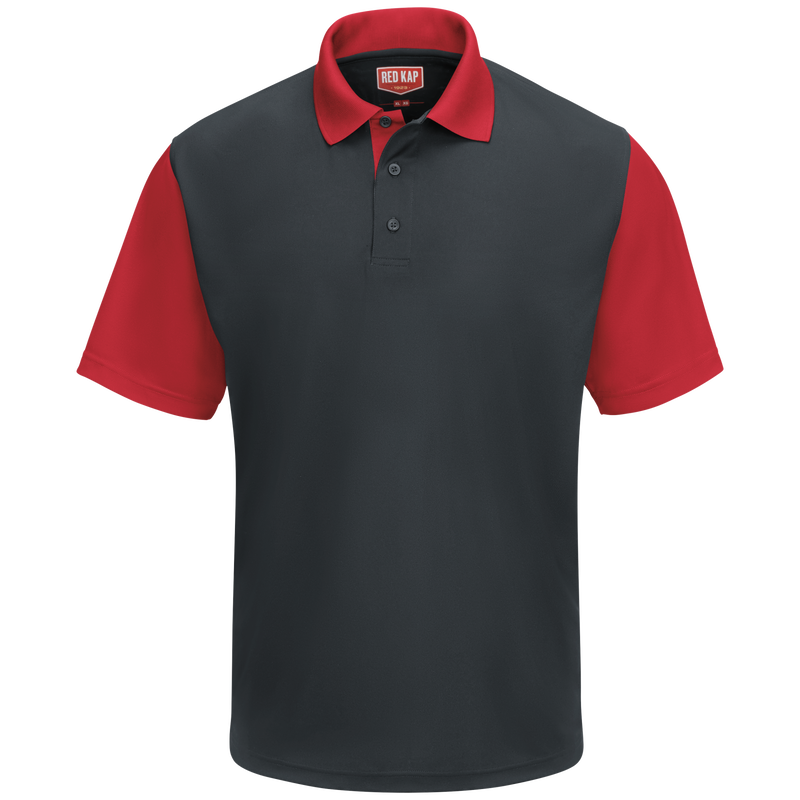 Men's Short Sleeve Performance Knit® Color-Block Polo image number 0