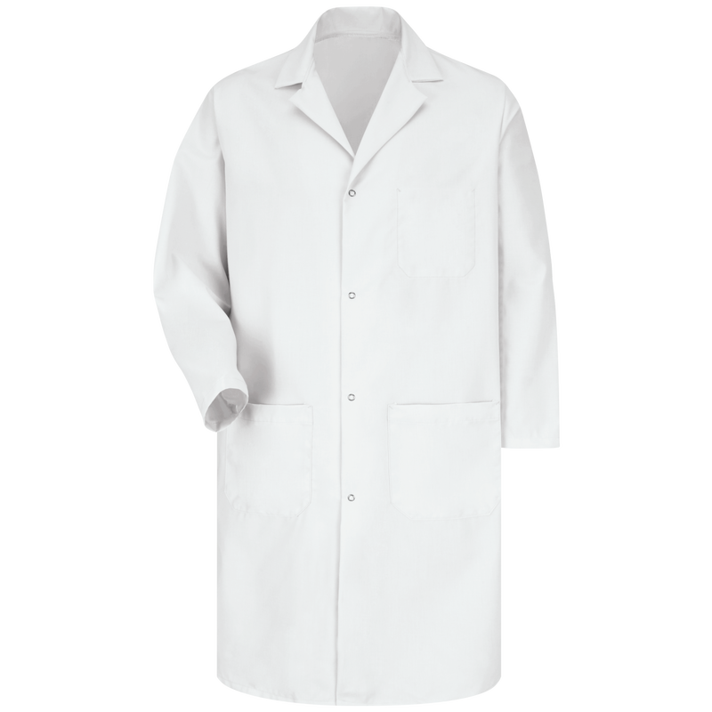 Men's Gripper-Front Lab Coat image number 0