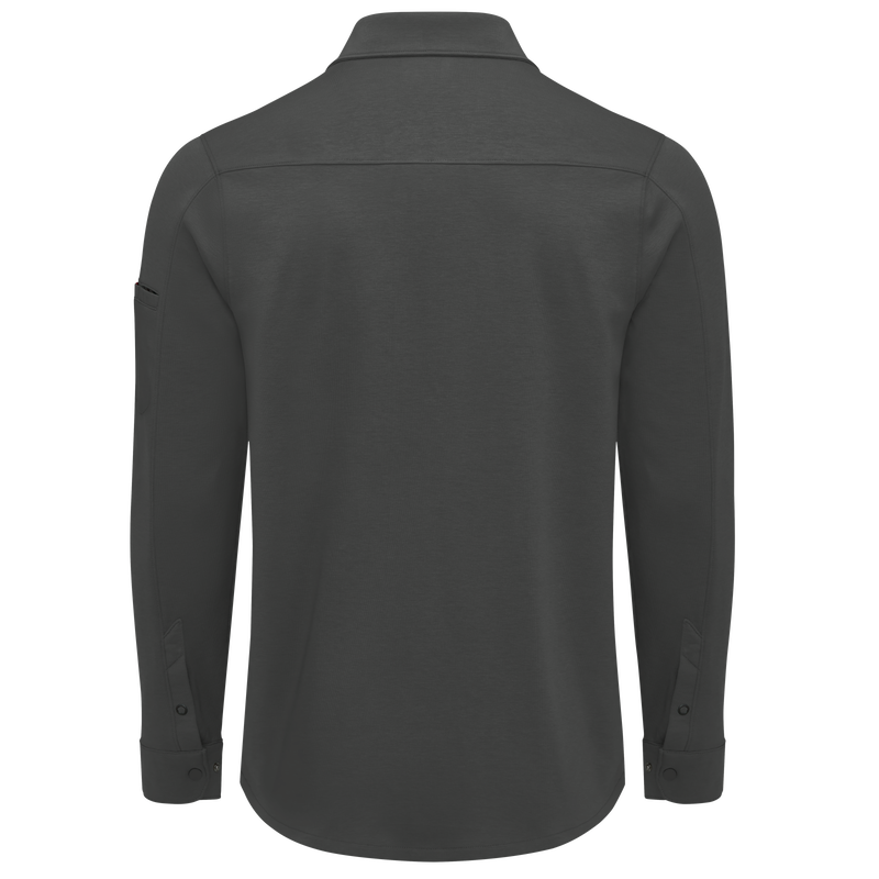 Men's Snap Front Jersey Long Sleeve Work Shirt image number 10