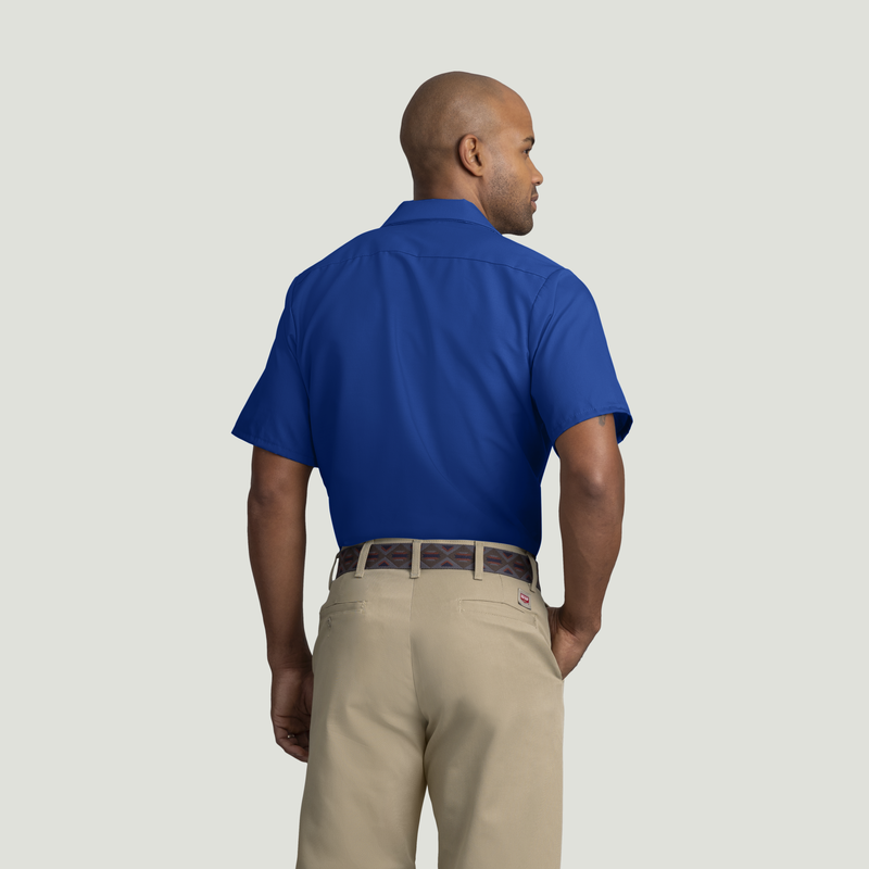 Men's Short Sleeve Industrial Work Shirt image number 2