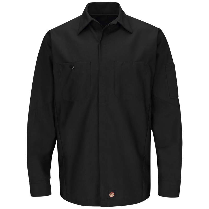 Men's Long Sleeve Solid Crew Shirt image number 1