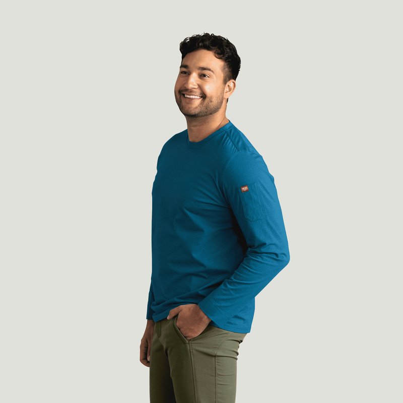 Men's Midweight Long Sleeve Performance Tee image number 7