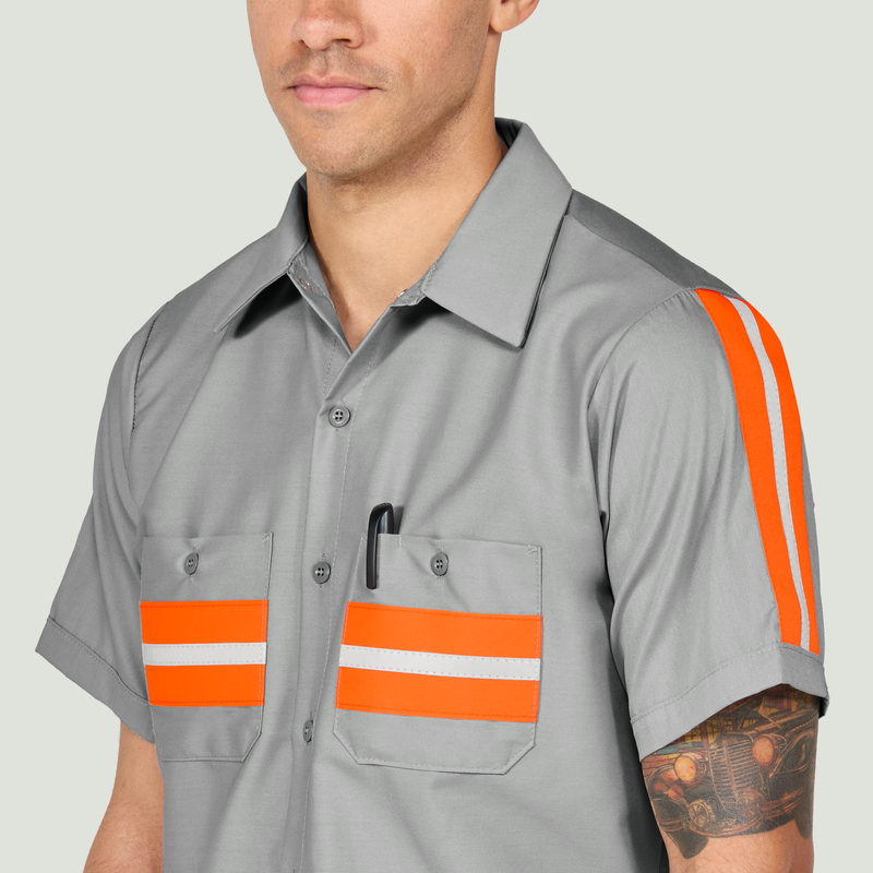 Short Sleeve Enhanced Visibility Shirt image number 10