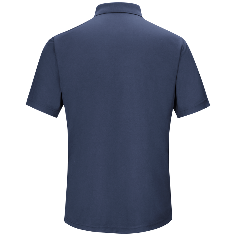 Snap-Front Performance Short-Sleeve Polo Shirt