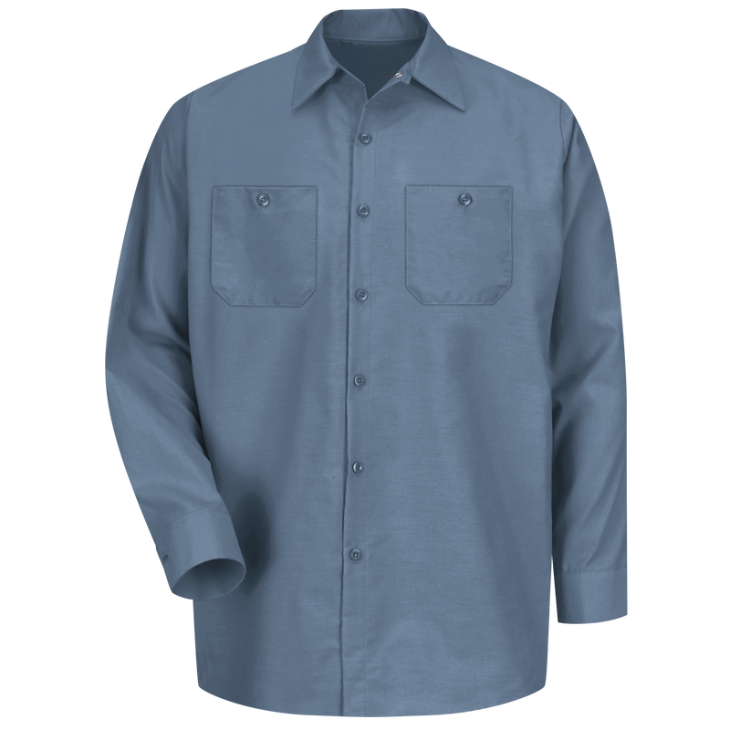 Men's Long Sleeve Industrial Work Shirt image number 1