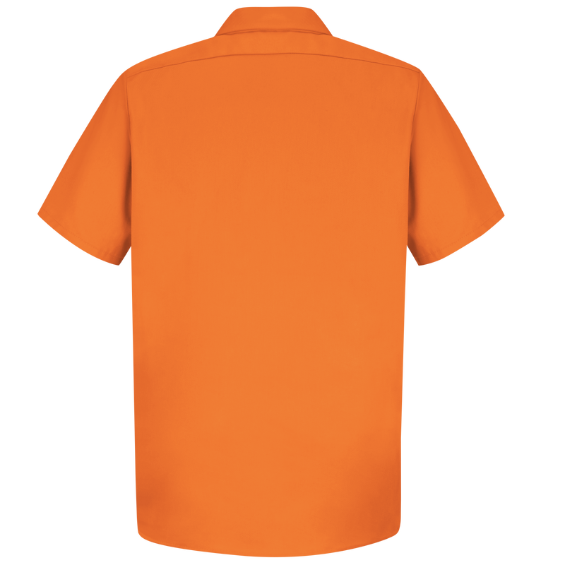 Men's Short Sleeve Wrinkle-Resistant Cotton Work Shirt image number 2