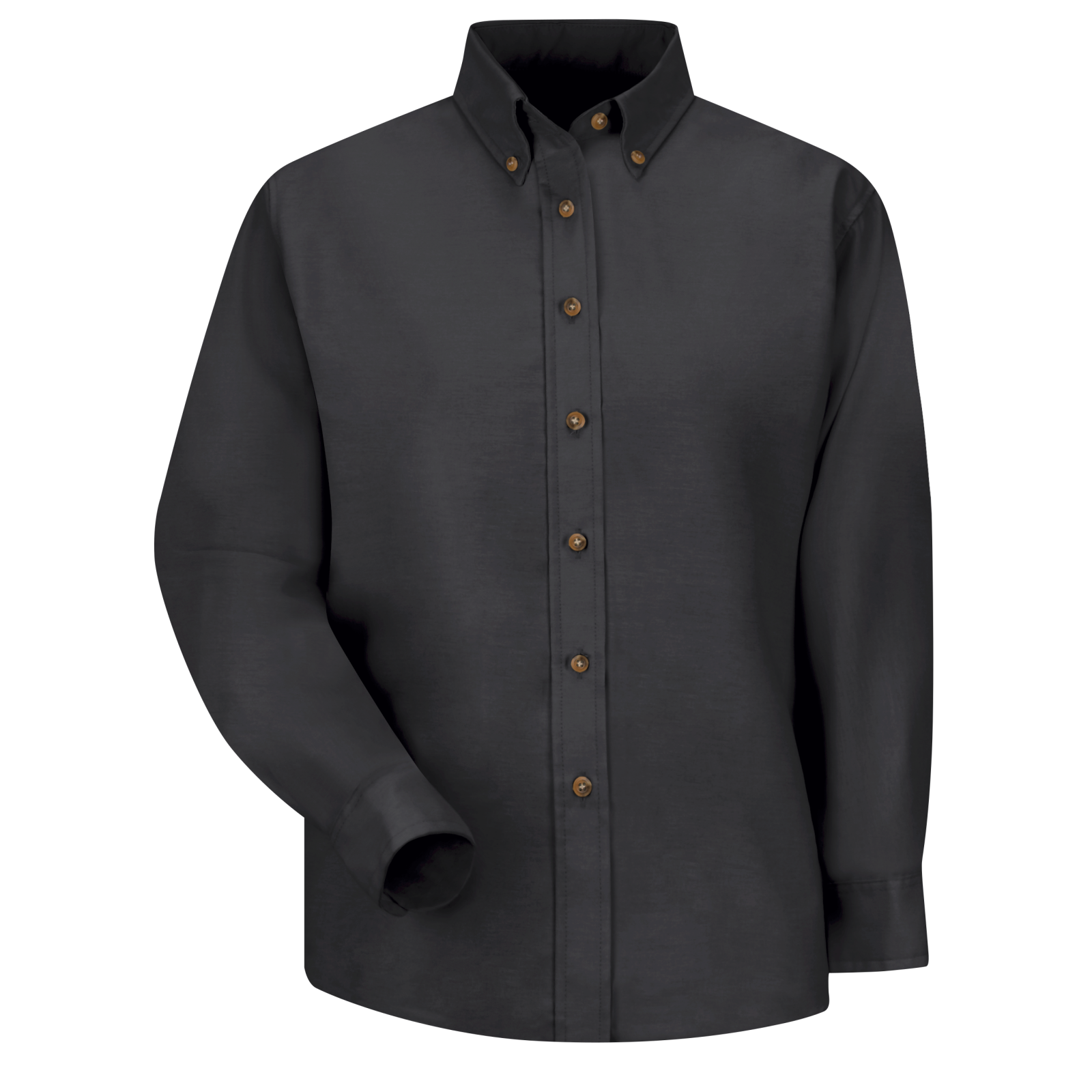 Women's Long Sleeve Poplin Dress Shirt 