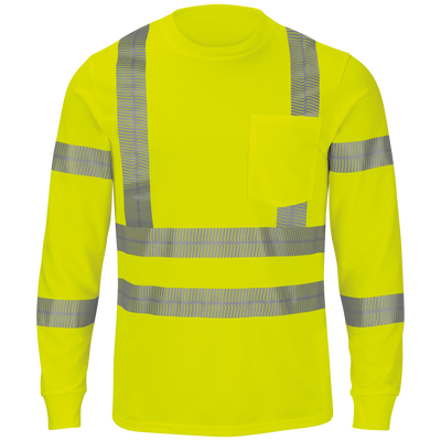 Long Sleeve Hi-Visibility T-Shirt, Type R Class 3