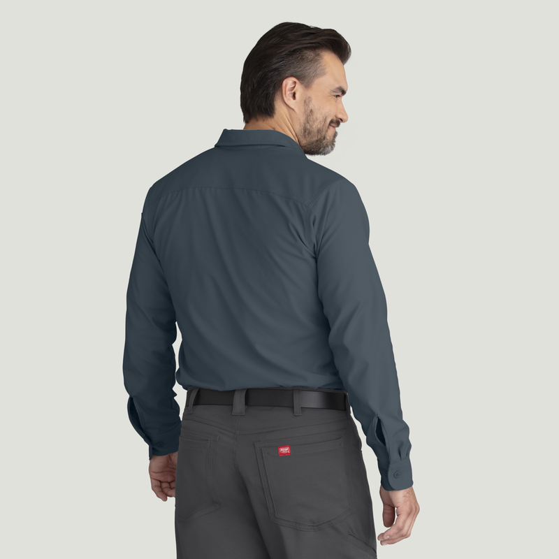 Men's Cooling Long Sleeve Work Shirt image number 6