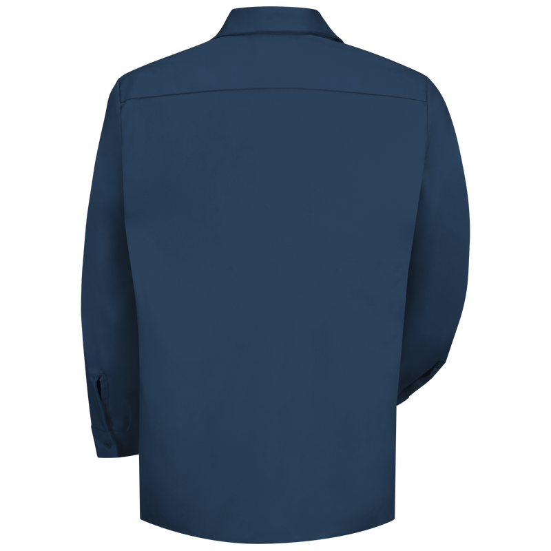 Men's Long Sleeve Wrinkle-Resistant Cotton Work Shirt image number 2