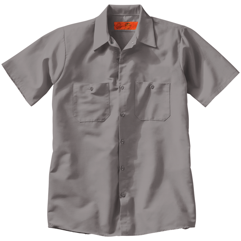 Men's Short Sleeve Industrial Work Shirt image number 9