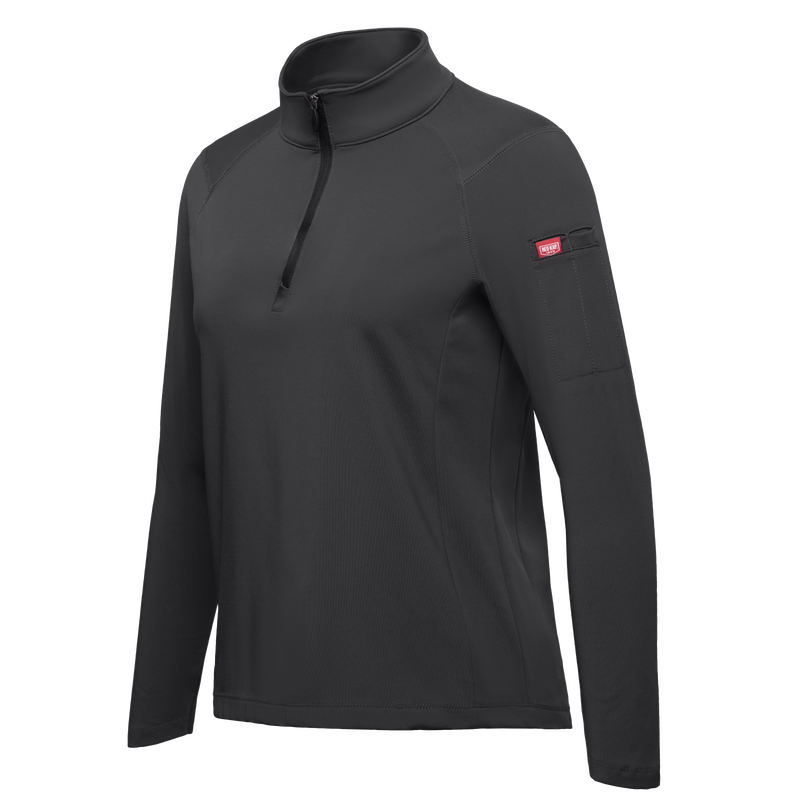 Women's Performance Quarter Zip Cadet Collar Pullover image number 4
