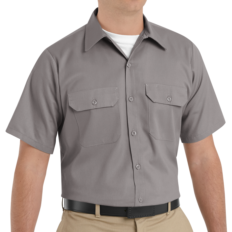 Men's Short Sleeve Utility Uniform Shirt image number 2