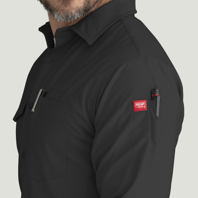 Men's Cooling Long Sleeve Work Shirt image number 13