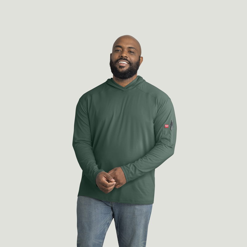 Men's Sun Protection Pullover Hoodie image number 5