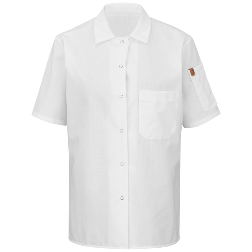 Women's Short Sleeve Cook Shirt with OilBlok + MIMIX™