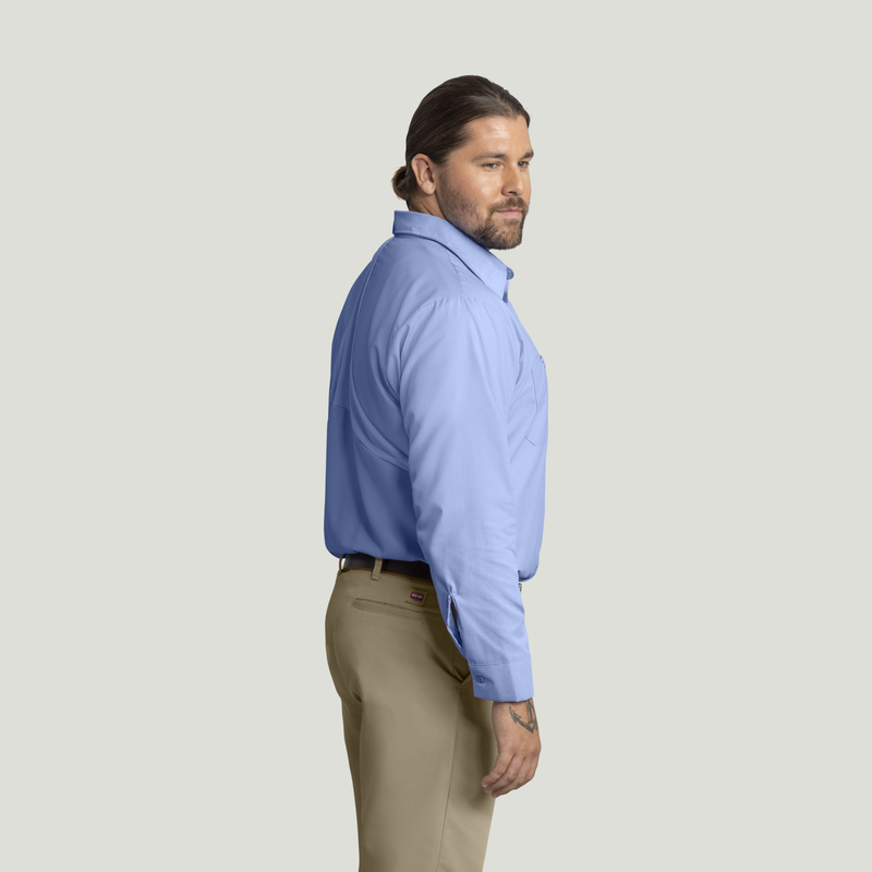 Men's Long Sleeve Work Shirt with MIMIX&reg; image number 4