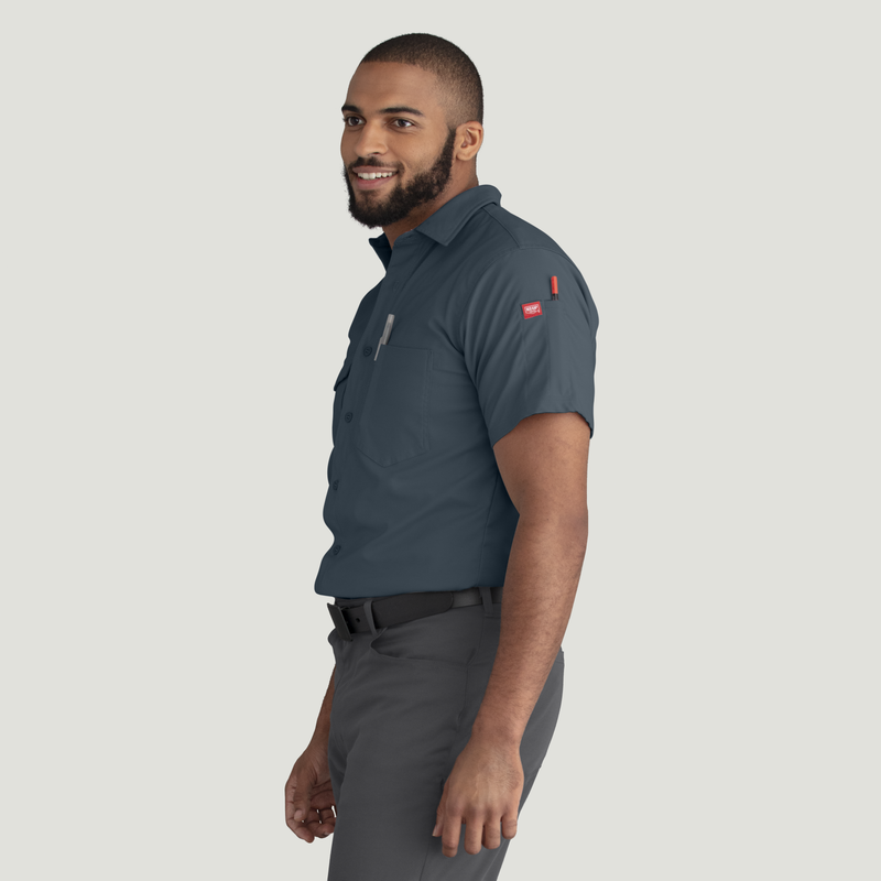 Men's Cooling Short Sleeve Work Shirt image number 3