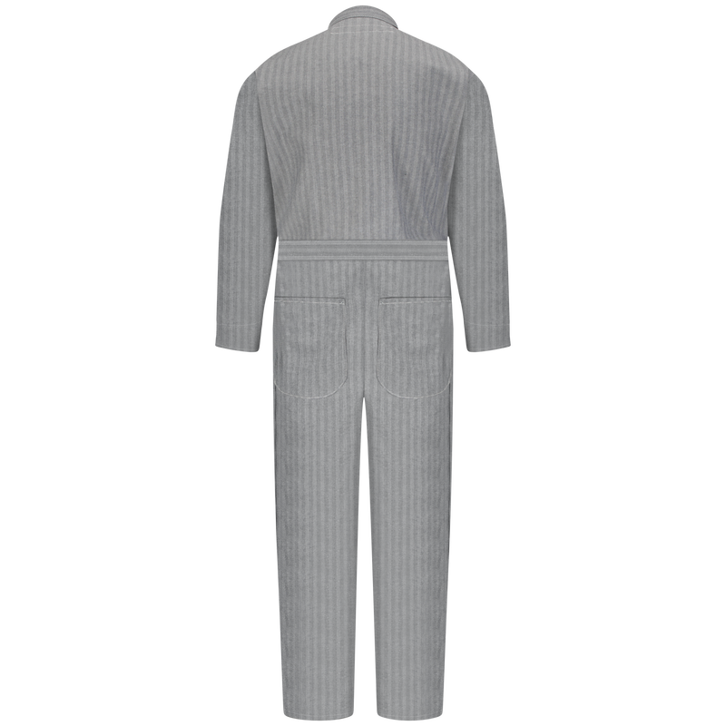 Snap-Front Cotton Herringbone Coverall image number 2