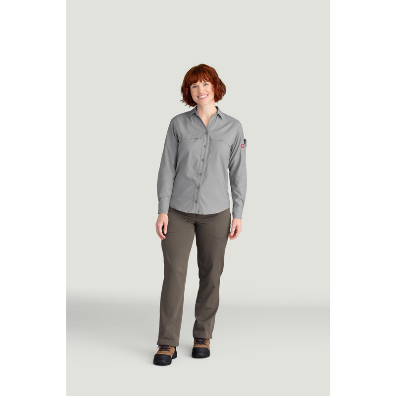 Women's Cooling Long Sleeve Work Shirt image number 4