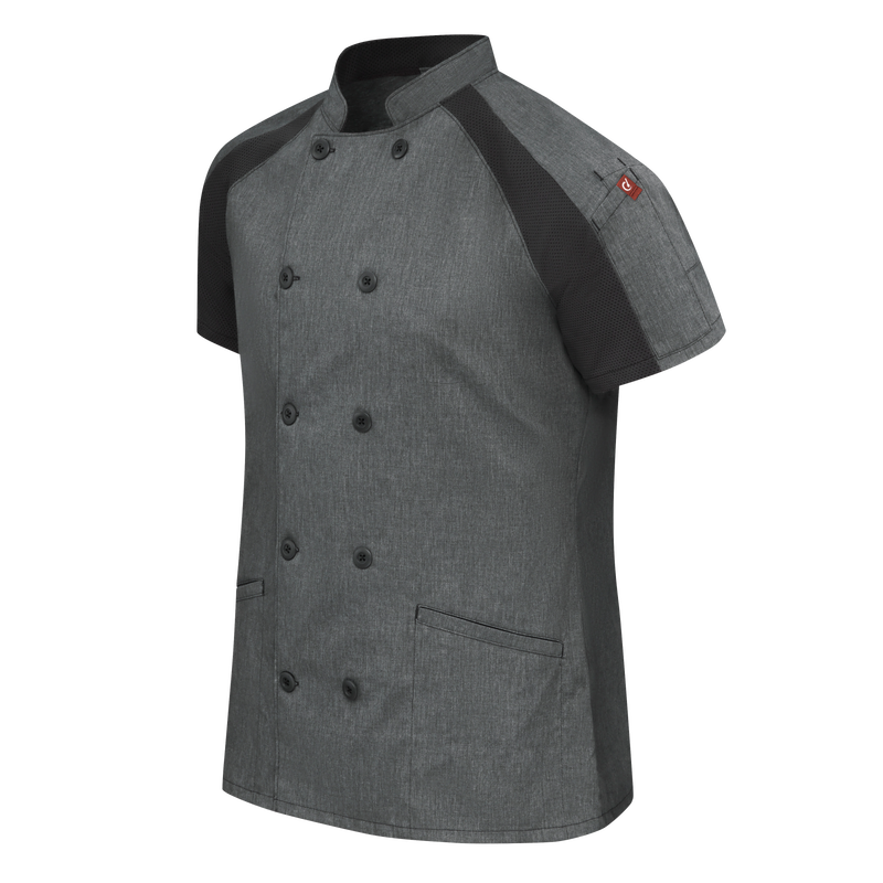 Women s Airflow Raglan Chef Coat with OilBlok Red Kap