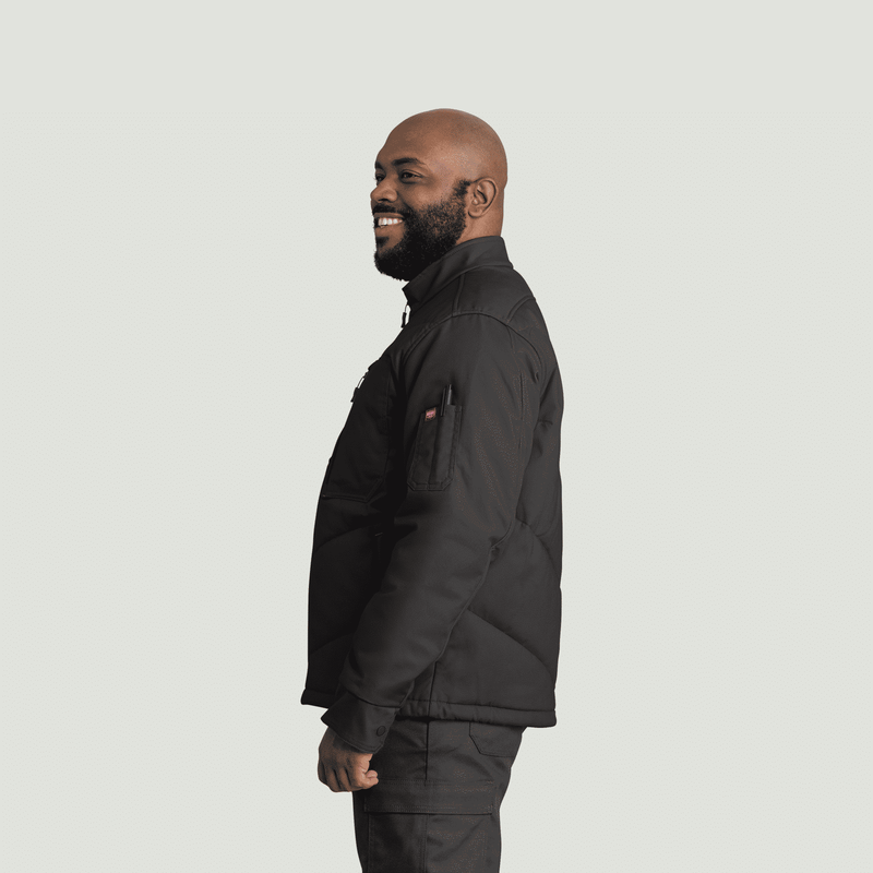 Men's Insulated Quilted Work Jacket image number 7
