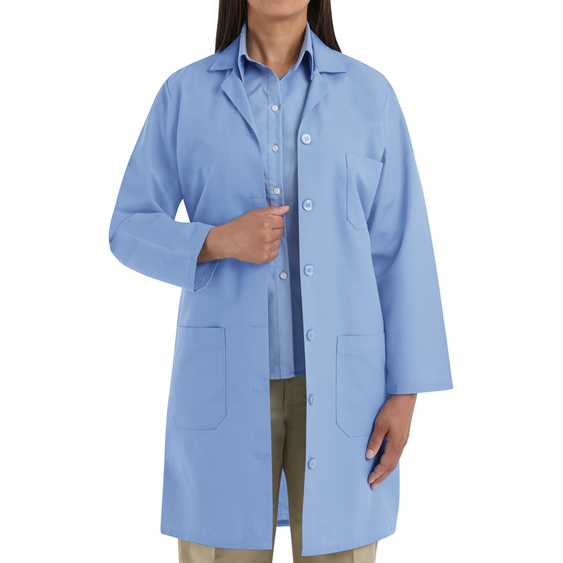 Women's Button-Front Lab Coat image number 3