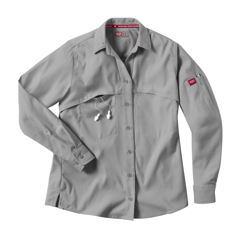 Women's Cooling Long Sleeve Work Shirt image number 18