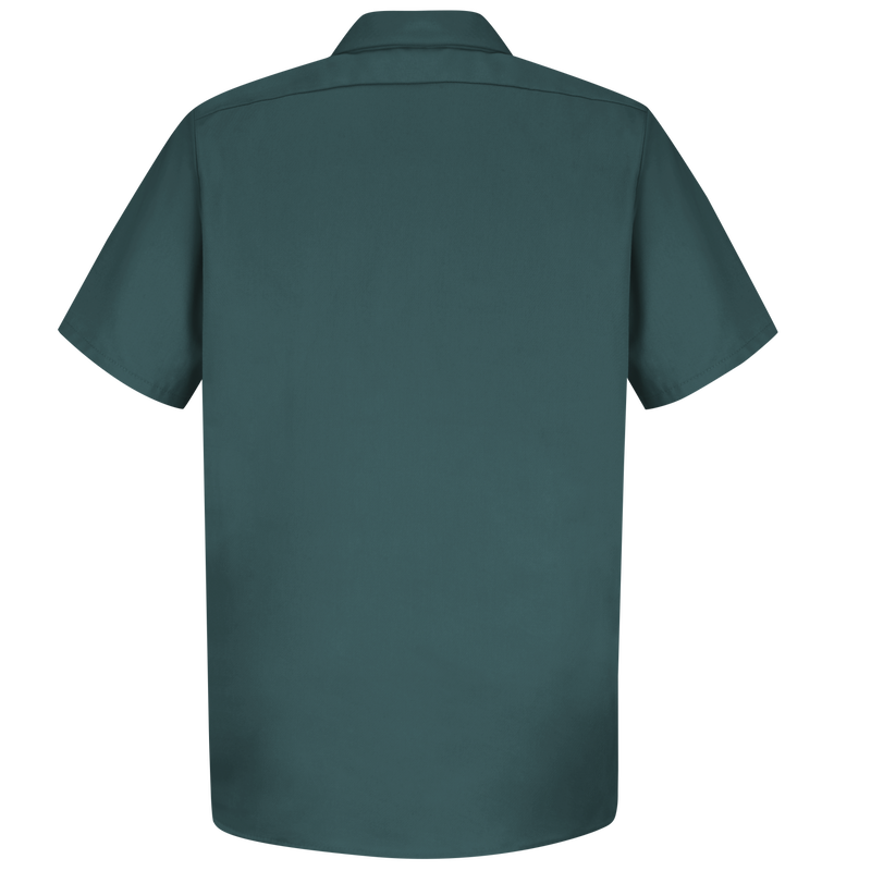Men's Short Sleeve Wrinkle-Resistant Cotton Work Shirt image number 2
