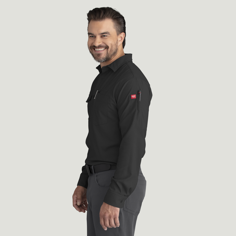 Men's Cooling Long Sleeve Work Shirt image number 6