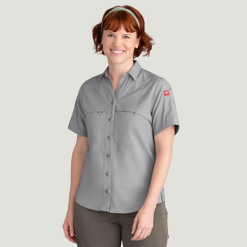 Women's Cooling Short Sleeve Work Shirt image number 4